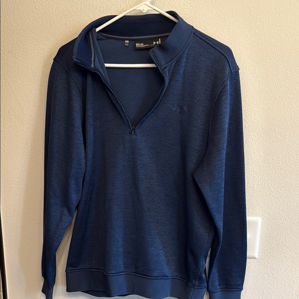 Under Armour Men's Navy Zip-Up Sweater